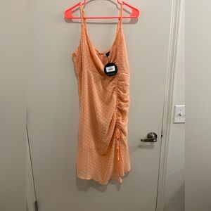 NWT White Fox Many Roles Midi Dress Peach